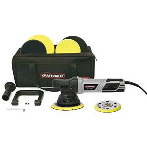 Dino KRAFTPAKET Pulidora excéntrica (9 mm, 900 W, Juego XXL, con Placa de Apoyo de 125 mm y 150 mm), Color Gris Dino KRAFTPAKET Pulidora excéntrica (9 mm, 900 W, Juego XXL, con Placa de Apoyo de 125 mm y 150 mm), Color Gris