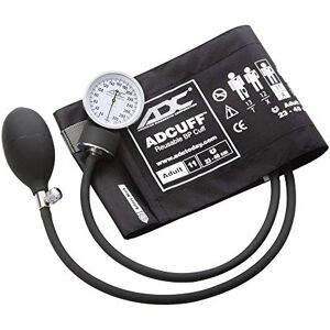 ADC Prosphyg 760 Esfigmomanómetro aneroide de bolsillo con brazalete de nailon uff, adultos, Negro ADC Prosphyg 760 Esfigmomanómetro aneroide de bolsillo con brazalete de nailon uff, adultos, Negro