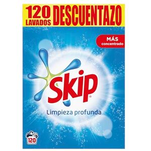 Skip Detergente en Polvo Pack Ahorro Active Clean Promo Descuentazo 120 lavados 1 unidad Skip Detergente en Polvo Pack Ahorro Active Clean Promo Descuentazo 120 lavados 1 unidad