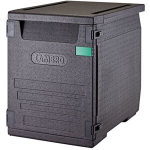 Cambro Contenedor isotérmico con carga frontal Cam Gobox para bandejas de 60x40 cm con 9 guías 126 L 77 x 54 x 68,7 cm (M.Ext) 61,5 x 41 x 58,5 cm (M.Int) Negro Cambro Contenedor isotérmico con carga frontal Cam Gobox para bandejas de 60x40 cm con 9 guías 126 L 77 x 54 x 68,7 cm (M.Ext) 61,5 x 41 x 58,5 cm (M.Int) Negro
