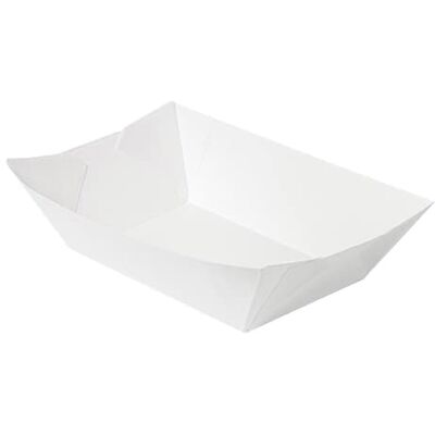 Garcia de Pou García de Pou 150 Unidades Barquillas 'Thepack' 1440 G 230 G M2 13,5X8,5X6,2 Cm Blanco Cartón Ondulado Nano-Micro Garcia de Pou García de Pou 150 Unidades Barquillas 'Thepack' 1440 G 230 G M2 13,5X8,5X6,2 Cm Blanco Cartón Ondulado Nano-Micro