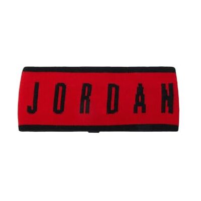 Nike Jordan M Diadema reversible de punto sin costuras en color negro/rojo fuego/rojo fuego, tamaño: talla única, Nike Jordan M Diadema reversible de punto sin costuras en color negro/rojo fuego/rojo fuego, tamaño: talla única,