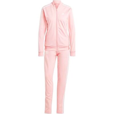 Adidas Mujer Essentials 3-Stripes Track Suit, semi pink spark/white, XS Adidas Mujer Essentials 3-Stripes Track Suit, semi pink spark/white, XS