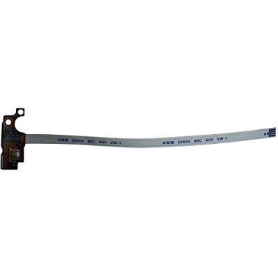 Power4Laptops reemplazo Placa del botón de Encendido del portátil con Cable Compatible con HP Home 15-ay049nx Power4Laptops reemplazo Placa del botón de Encendido del portátil con Cable Compatible con HP Home 15-ay049nx