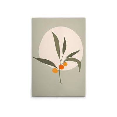A.S. CRÉATION Olive 3 - Lienzo Verde Crema Naranja A.S. CRÉATION Olive 3 - Lienzo Verde Crema Naranja