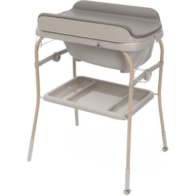 Chicco Cambiador Plegable Soft Bubble Armonía, Cambiador para Bebé con Bañera Integrada, Cubeta Extraíble 4en1, Estructura Ahorraespacio con Ruedas, Altura Regulable, Patas con Efecto Madera Chicco Cambiador Plegable Soft Bubble Armonía, Cambiador para Bebé con Bañera Integrada, Cubeta Extraíble 4en1, Estructura Ahorraespacio con Ruedas, Altura Regulable, Patas con Efecto Madera