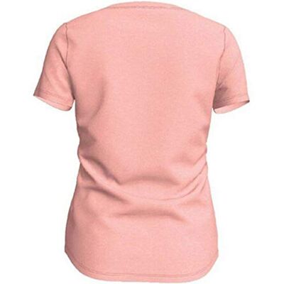 Nike G NSW tee Scoop Dance Swoosh T-Shirt, Niñas, Bleached Coral/htr, XL Nike G NSW tee Scoop Dance Swoosh T-Shirt, Niñas, Bleached Coral/htr, XL