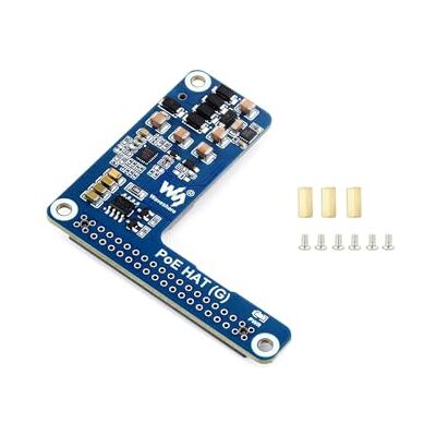 Waveshare Power Over Ethernet Hat (G) Expansion Board for Raspberry Pi 5,PoE Hat for Raspberry Pi 5, 802.3af/at-Compliant,5V 5A Output Waveshare Power Over Ethernet Hat (G) Expansion Board for Raspberry Pi 5,PoE Hat for Raspberry Pi 5, 802.3af/at-Compliant,5V 5A Output