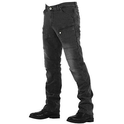Overlap Sturgis2 Pantalones Vaqueros homologados para Carretera, Gris, Talla 36 Overlap Sturgis2 Pantalones Vaqueros homologados para Carretera, Gris, Talla 36