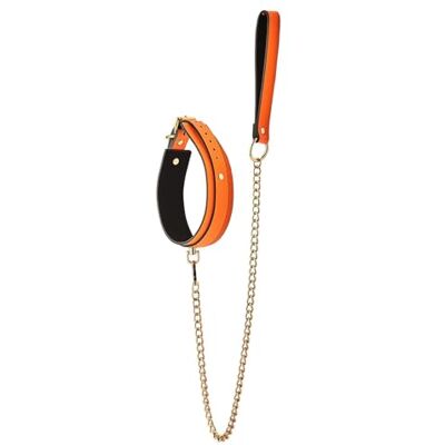 DREAM TOYS Radiant Collar y correa Glow In The Dark Orange 105 cm DREAM TOYS Radiant Collar y correa Glow In The Dark Orange 105 cm
