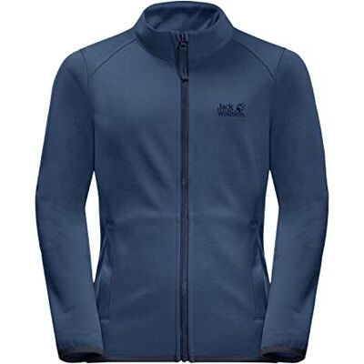 Jack Wolfskin Horizon Jacket K Chaqueta de forro polar para niño, color azul oscuro Jack Wolfskin Horizon Jacket K Chaqueta de forro polar para niño, color azul oscuro