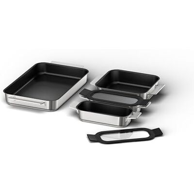 Bosch Set de 4 recipientes FlexInducción, Válido para PerfectFry Plus, Hierro Fundido, Bosch Set de 4 recipientes FlexInducción, Válido para PerfectFry Plus, Hierro Fundido,