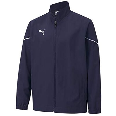 Puma Unisex Chaqueta de Entrenamiento - teamRISE Sideline Jacket Jr-657328 (128) Azul Puma Unisex Chaqueta de Entrenamiento - teamRISE Sideline Jacket Jr-657328 (128) Azul
