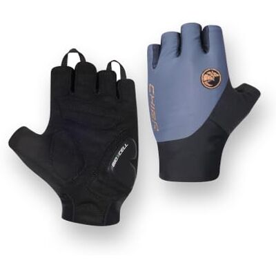 Rio BioXCell Eco Pro 2026 Guantes Cortos para Bicicleta, Color Gris y Negro Rio BioXCell Eco Pro 2026 Guantes Cortos para Bicicleta, Color Gris y Negro