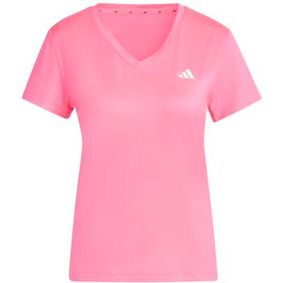 Adidas Donna Workout Essentials V-Neck T-Shirt, Lucid Pink, XXS Adidas Donna Workout Essentials V-Neck T-Shirt, Lucid Pink, XXS