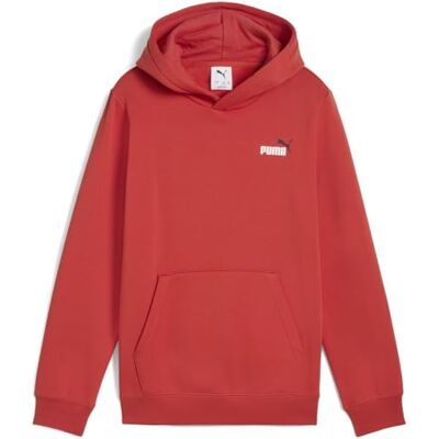 PUMA ESS 2 Color Small No. 1 Logo Hoodie FL B, Sudaderas con Capucha Niños, Red Fire, PUMA ESS 2 Color Small No. 1 Logo Hoodie FL B, Sudaderas con Capucha Niños, Red Fire,