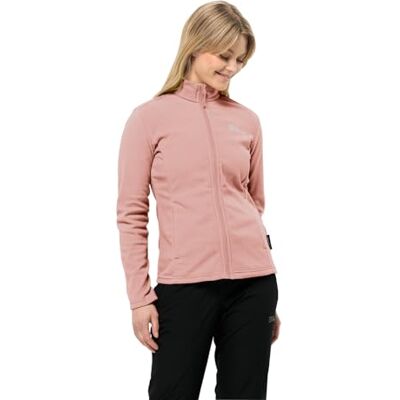 Jack Wolfskin Taunus Fz W Chaqueta de forro polar, color rosa, Rosa Dawn., XL Jack Wolfskin Taunus Fz W Chaqueta de forro polar, color rosa, Rosa Dawn., XL