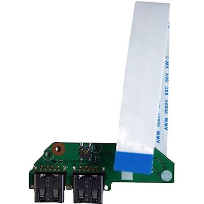 Power4Laptops reemplazo Placa del botón de Encendido del portátil Compatible con HP Home 15-DY1755CL Power4Laptops reemplazo Placa del botón de Encendido del portátil Compatible con HP Home 15-DY1755CL