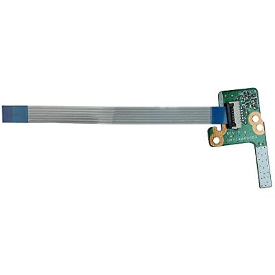 Power4Laptops reemplazo Placa del botón de Encendido del portátil con Cable Compatible con HP Home 17-P121WM Power4Laptops reemplazo Placa del botón de Encendido del portátil con Cable Compatible con HP Home 17-P121WM
