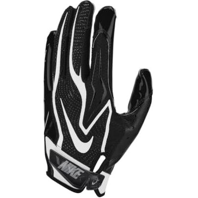 Nike Unisex Vapor Jet 9.0 FG Guantes de fútbol americano Black/Black/White M Nike Unisex Vapor Jet 9.0 FG Guantes de fútbol americano Black/Black/White M