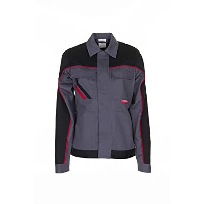 Planam Ropa de las mujeres chaqueta Highline cintura pizarra/negro/rojo, color slate/black/red, tamaño 38 Planam Ropa de las mujeres chaqueta Highline cintura pizarra/negro/rojo, color slate/black/red, tamaño 38