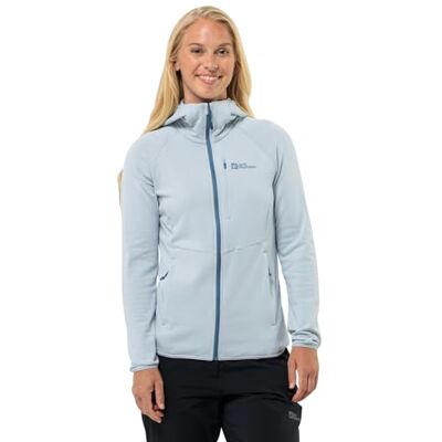 Jack Wolfskin Kolbenberg Hooded Fz W Chaqueta de forro polar, color morado, morado, S Jack Wolfskin Kolbenberg Hooded Fz W Chaqueta de forro polar, color morado, morado, S