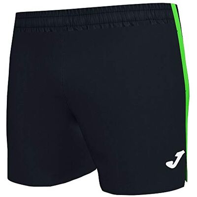 Joma Niños Short Running, Negro Verde Flúor, 4XS-3XS Joma Niños Short Running, Negro Verde Flúor, 4XS-3XS