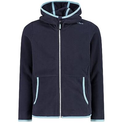 CMP Chaqueta Kid G Con Capucha Fija, Chaqueta Softshell Unisex niños, Azul negro, 116 CMP Chaqueta Kid G Con Capucha Fija, Chaqueta Softshell Unisex niños, Azul negro, 116