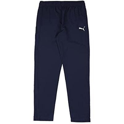 PUMA Teamrise Sideline Pants Jr Chándal, Unisex niños, Peacoat- White, 164 PUMA Teamrise Sideline Pants Jr Chándal, Unisex niños, Peacoat- White, 164