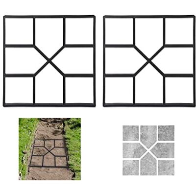 Relaxdays Pack 2 Moldes para Hormigón, Plantillas Cemento, Pavimentación Caminos o Entrada DIY, 4 x 40,5 x 40,5cm, Negro Relaxdays Pack 2 Moldes para Hormigón, Plantillas Cemento, Pavimentación Caminos o Entrada DIY, 4 x 40,5 x 40,5cm, Negro
