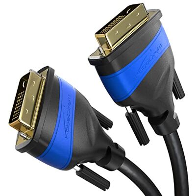 Cable DVI de enlace dual Kabel - 10m - Soporta 2560×1600 a 60Hz Cable DVI de enlace dual Kabel - 10m - Soporta 2560×1600 a 60Hz