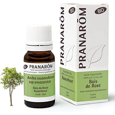 PRANAROM Palo de Rosa Bio Aceite Esencial AEQT 10ml PRANAROM Palo de Rosa Bio Aceite Esencial AEQT 10ml