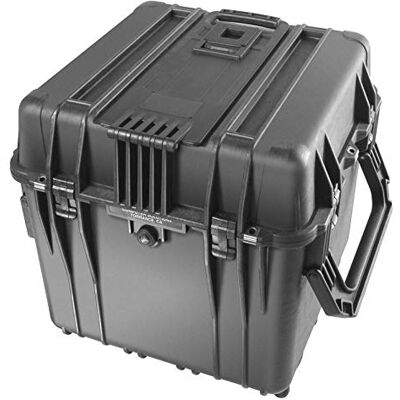 PELI 0340 contenedor Protector con Asas Grandes y robustas para el Transporte de Equipos Profundos, IP67 estanco, 96L de Capacidad, Fabricado en EE.UU., sin Espuma, Color Negro (0340-001-110E) PELI 0340 contenedor Protector con Asas Grandes y robustas para el Transporte de Equipos Profundos, IP67 estanco, 96L de Capacidad, Fabricado en EE.UU., sin Espuma, Color Negro (0340-001-110E)