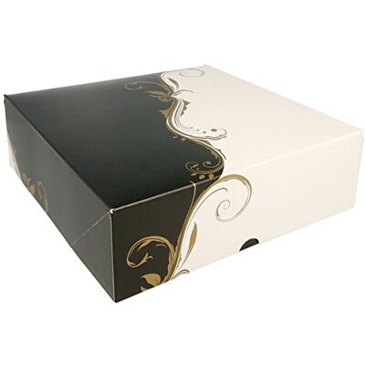 García de Pou 50 Unidades - Cajas de Pastelería Sin Ventana - Pack Clásico - 250 G/M2 23x23x7.5 cm García de Pou 50 Unidades - Cajas de Pastelería Sin Ventana - Pack Clásico - 250 G/M2 23x23x7.5 cm