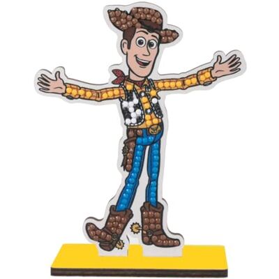 ART Buddies – Kit de Pintura de Diamante Original, Woody – Toy Story, Diamantes de Resina Brillante, Juego Creativo 6+ con Soporte de Madera, 11 cm ART Buddies – Kit de Pintura de Diamante Original, Woody – Toy Story, Diamantes de Resina Brillante, Juego Creativo 6+ con Soporte de Madera, 11 cm