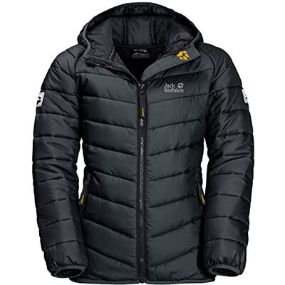 Jack Wolfskin K Zenon JKT, cortavientos, impermeable, ligera y resistente al desgarro, chaqueta de invierno para niños y niñas, chaqueta acolchada cálida, chaqueta reflectante al aire libre para niños Jack Wolfskin K Zenon JKT, cortavientos, impermeable, ligera y resistente al desgarro, chaqueta de invierno para niños y niñas, chaqueta acolchada cálida, chaqueta reflectante al aire libre para niños
