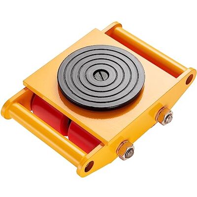 VEVOR Patín de Transporte de Maquinaria de Acero al Carbono Ruedas para Mover Muebles Pesados Carga de 6 T con Base Antideslizante Rotación de 360° de 4 Ruedas de PU para Almacén Taller Fábrica Hogar VEVOR Patín de Transporte de Maquinaria de Acero al Carbono Ruedas para Mover Muebles Pesados Carga de 6 T con Base Antideslizante Rotación de 360° de 4 Ruedas de PU para Almacén Taller Fábrica Hogar
