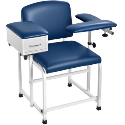 VEVOR Silla de Flebotomía con Reposabrazos Ajustables Capacidad 227kg VEVOR Silla de Flebotomía con Reposabrazos Ajustables Capacidad 227kg