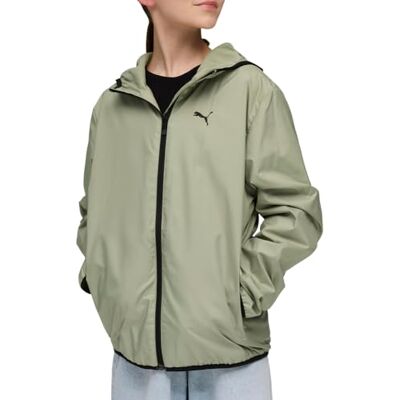 PUMA Chaqueta cortavientos unisex con forro polar para niños (paquete de 1) PUMA Chaqueta cortavientos unisex con forro polar para niños (paquete de 1)