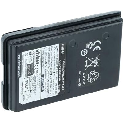 vhbw Batería Compatible con Yaesu Vertex VX-146 VX170, VX160, VX150, VX-170, VX-160, VX-150, VX146 radio (2600 mAh, 7,4 V, Li-Ion) vhbw Batería Compatible con Yaesu Vertex VX-146 VX170, VX160, VX150, VX-170, VX-160, VX-150, VX146 radio (2600 mAh, 7,4 V, Li-Ion)