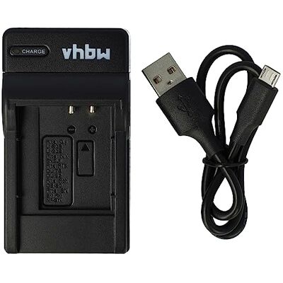 vhbw Cargador USB-C Compatible con Olympus D-750 D-755, D-760, SP-815UZ, SZ-12, SZ-31MR iHS cámara videocámara/batería + cable USB-C + LED vhbw Cargador USB-C Compatible con Olympus D-750 D-755, D-760, SP-815UZ, SZ-12, SZ-31MR iHS cámara videocámara/batería + cable USB-C + LED