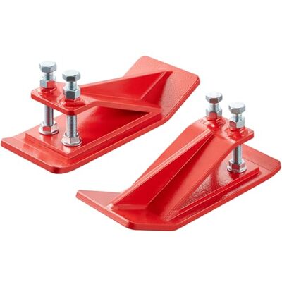 VEVOR Protector de Cucharón de Tractor 2 Piezas Protector de Cubo para Tractor de acero con Tuercas y Pernos Accesorio para Cucharón para Nieve, Remoción de Hojas, Esparcimiento de Grava, Rojo VEVOR Protector de Cucharón de Tractor 2 Piezas Protector de Cubo para Tractor de acero con Tuercas y Pernos Accesorio para Cucharón para Nieve, Remoción de Hojas, Esparcimiento de Grava, Rojo