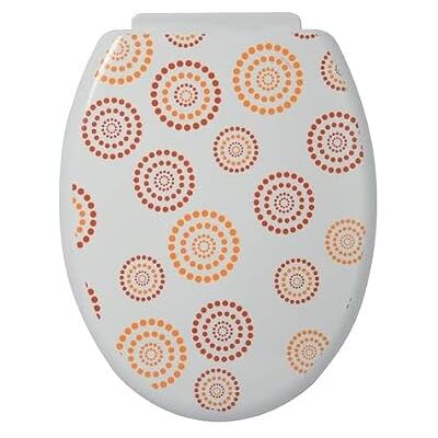 MSV Asiento W.C. 'Dots', Naranja, 47x36.5x3.5 cm, 104 Unidades MSV Asiento W.C. 'Dots', Naranja, 47x36.5x3.5 cm, 104 Unidades