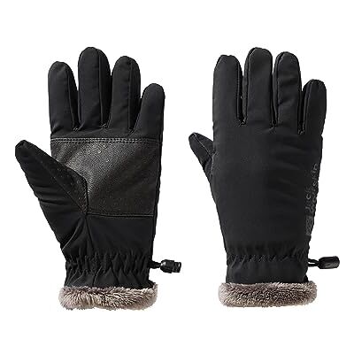 Jack Wolfskin Guantes unisex para niños, color negro, 140, Negro, 140 Jack Wolfskin Guantes unisex para niños, color negro, 140, Negro, 140