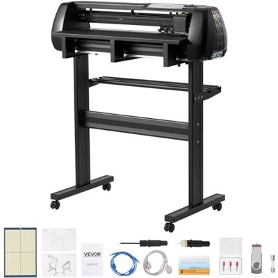 VEVOR Máquina de Corte de Vinilo, con Ancho de Alimentación Máximo de 72 cm, Cuchillas Dobles y Pantalla LED, Compatible con Windows y macOS, para Proyectos de Bricolaje, 940 x 455 x 1030 mm VEVOR Máquina de Corte de Vinilo, con Ancho de Alimentación Máximo de 72 cm, Cuchillas Dobles y Pantalla LED, Compatible con Windows y macOS, para Proyectos de Bricolaje, 940 x 455 x 1030 mm