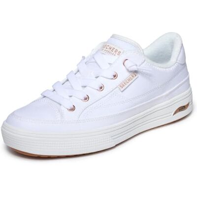 Skechers Arch Fit Arcade Meet Ya There ZapatillasMujer Zapatillas informales, plantilla patentada Arch Fit con soporte de arco certificado por podólogos Skechers Arch Fit Arcade Meet Ya There ZapatillasMujer Zapatillas informales, plantilla patentada Arch Fit con soporte de arco certificado por podólogos