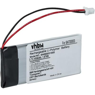 vhbw Batería Compatible con Cardo Rider Solo, Scala Rider Q3, Rider FM, Q3, Q1 Auriculares inalámbricos, Cascos (450 mAh, 3,7 V, Li-Poli) vhbw Batería Compatible con Cardo Rider Solo, Scala Rider Q3, Rider FM, Q3, Q1 Auriculares inalámbricos, Cascos (450 mAh, 3,7 V, Li-Poli)