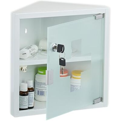 Relaxdays Medizinschrank Almacenamiento de pared - Botiquín Relaxdays Medizinschrank Almacenamiento de pared - Botiquín
