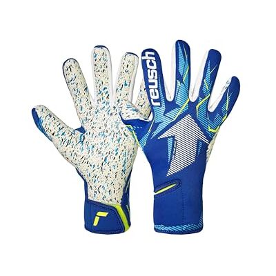 Reusch Guantes de Portero Profesionales para niños y jóvenes, Agarre excepcional, Espuma Adhesiva Profesional de 4 mm, Ajuste Seguro, para Entrenamiento y Juego, césped Natural y césped Artificial Reusch Guantes de Portero Profesionales para niños y jóvenes, Agarre excepcional, Espuma Adhesiva Profesional de 4 mm, Ajuste Seguro, para Entrenamiento y Juego, césped Natural y césped Artificial