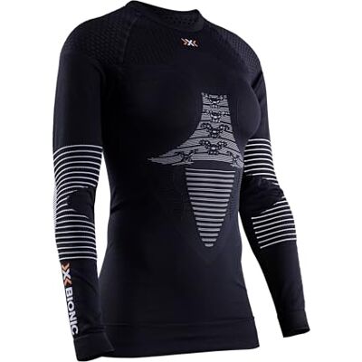 X-Bionic Energizer 4.0 Shirt Lg Sl Wmn, Camiseta, Mujer, Opal Black/Arctic White, L X-Bionic Energizer 4.0 Shirt Lg Sl Wmn, Camiseta, Mujer, Opal Black/Arctic White, L
